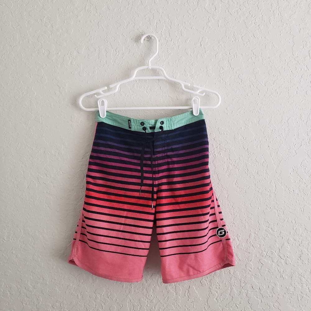 Grom Boy's Sandbar Swim Fishing Boardshorts
